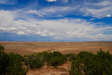 Naklejka na ściany i meble Remote desert landscape in Utah, USA.