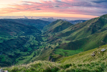 sunset views from the top of the mountain
