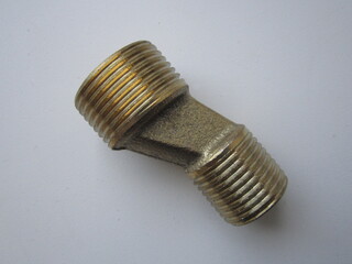 bronze threaded couplings for water pipe installation
