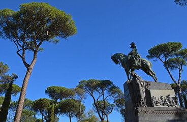 Park Villa Borghese, Rom – Denkmal für den italienischen König Umberto I.