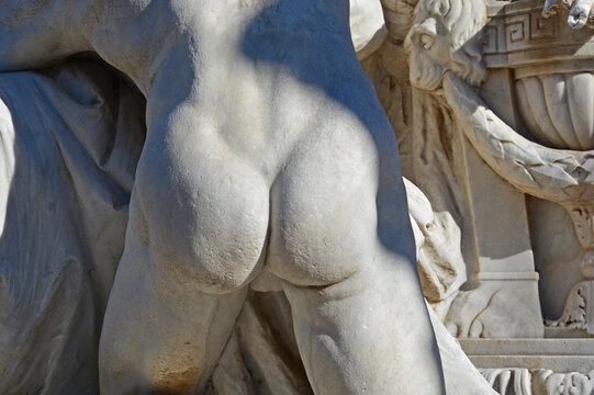 Villa Borghese, Rom &ndash; Detail vom Goethe-Denkmal