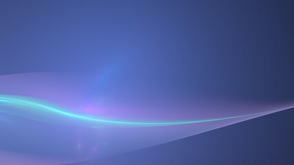 Paint Movement. Color Dream series. Composition of gradients and spectral hues for subject of imagination, creativity and art painting. 3d fractal render