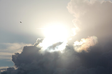Sonne über den Wolken