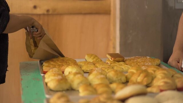 Mexican sweet bread. Small business