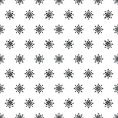 snowflake icon vector snow sign winter  pattern.  background, texture, pattern, wallpaper, textile 