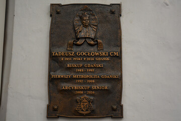 Gdansk, Poland - September 19, 2021: Cathedral called Katedra Oliwska