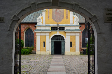 Fototapeta na wymiar Gdansk, Poland - September 19, 2021: Cathedral called Katedra Oliwska