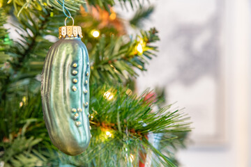 Christmas Pickle traditionally an ornamental pickle is placed on a Christmas tree as one of the...