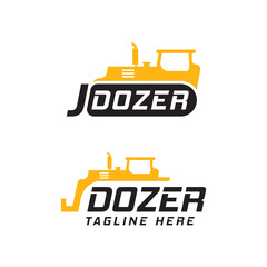 dozer logo design vector template, BullDozer logo template © sowikot