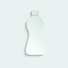 bottle icon - vector bottle of water sign