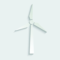 wind turbine icon windmill sign vector