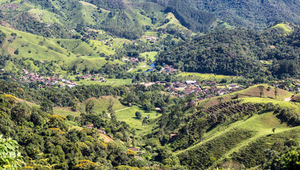 Fototapeta na wymiar Visconde de Mauá in the municipality of Resende, in the Brazilian state of Rio de Janeiro.