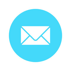 vector SMS, Mail icon in flat style