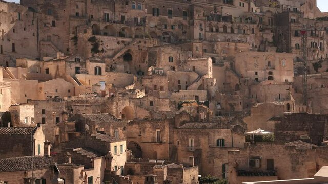Historic city center of Matera Italy - a Unesco World Heritage site - travel photography