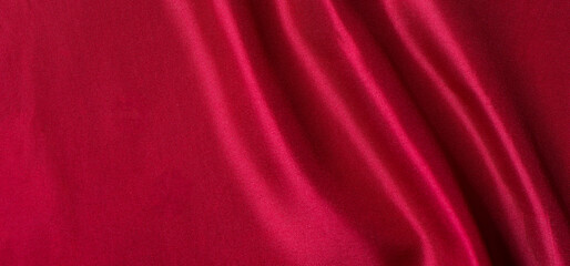 Fototapeta na wymiar red silk texture background