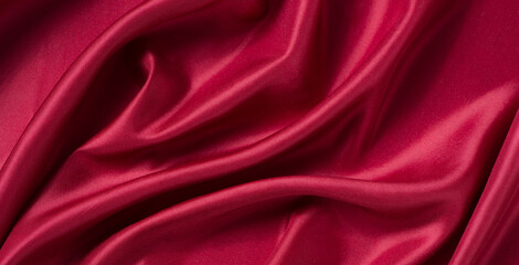 red silk texture background