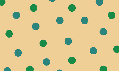 Fototapeta na wymiar cream background with green and blue circles