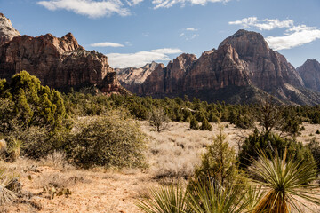 Mount Spry and Bridge Mountain In Zion