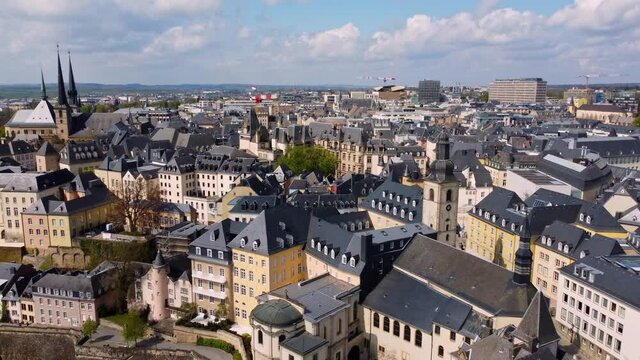 City of Luxemburg from above - aerial photography