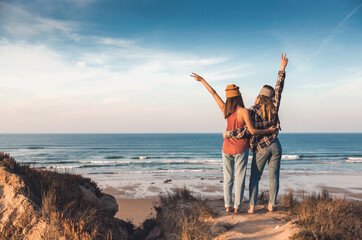 Two Girls on the beach