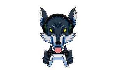 wolf head mascot