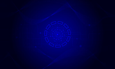 Blue Purple Liquid color background design. Futuristic Gradient. Minimal Pattern. Abstract Geometric Background.