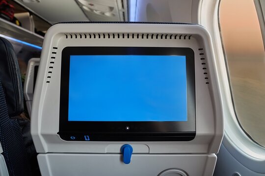 Plane infotainment screen