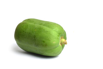 green apple isolated on white