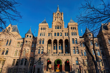 Fototapeta premium Exterior view of the Salt Lake City and County Building