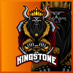 Knight Warrior Wing mascot esport logo design illustrations vector template, Tiger logo for team game streamer youtuber banner twitch discord