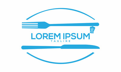 Unique food Restaurant logo Modern and minimalist vector and abstract logo
