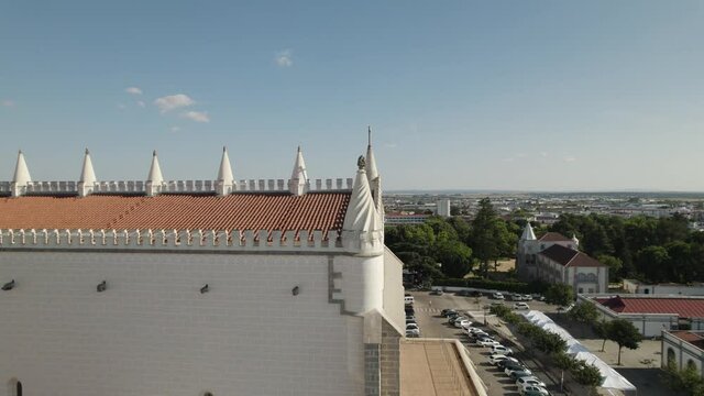 Church and monastery of St. Francis known for its lugubrious Chapel of the Bones, Evora, Portugal