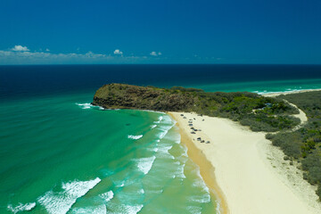 Fototapeta premium Aerial view of Tukkee Wurroo/ Indian Head