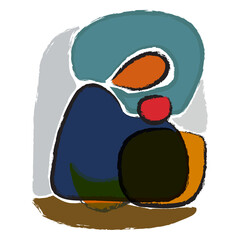 some abstract creative drawings for calendar, poster and post cards.