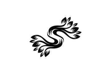 Fototapeta premium black dragon tattoo