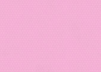 ピンク色の和柄模様（亀甲）の和紙の質感のある背景