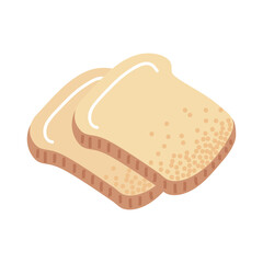 bread sliced food