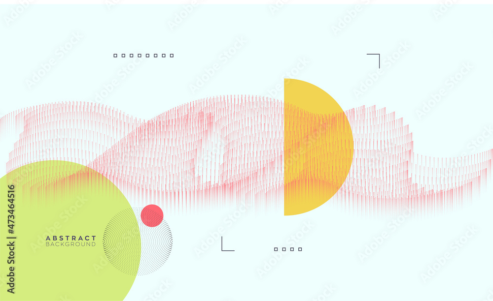 Poster abstract data technology background connected with lines and dots. vector illustration use for poste