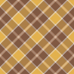 Seamless pattern of scottish tartan plaid. Repeatable background with check fabric texture. Vector backdrop striped textile print.