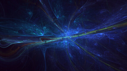 3D rendering abstract colorful fractal light background