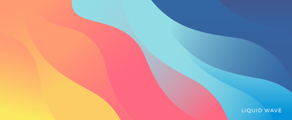 Abstract pattern background with colorful dynamic wave. Modern Vector illustration for poster, banner, brochure.