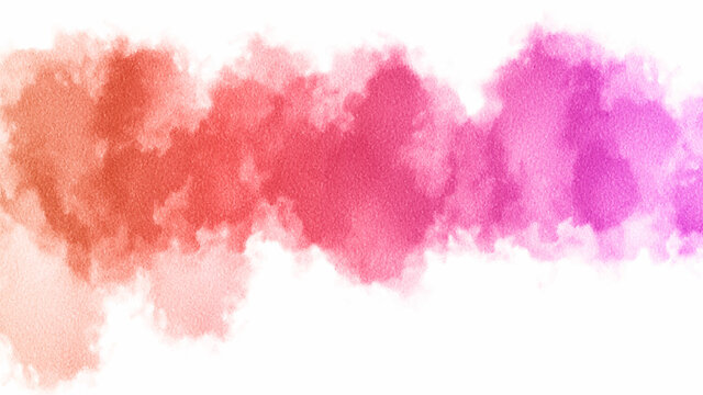 watercolor strokes Pink powder explosion on white background. Pink dust splash cloud on white background. Abstract multi color powder explosion on white background.Freeze motion of dust particles 