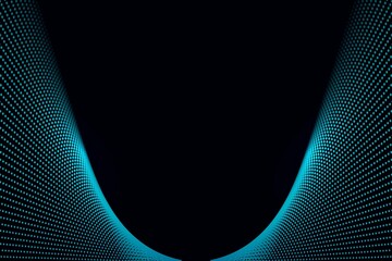 Modern technology stylish blue wave background