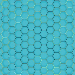 Abstract line Hexagon Geometric texture Background