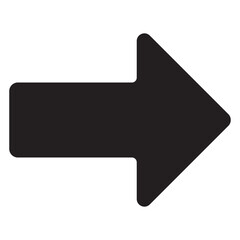 right arrow vector icon for app and website