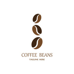 coffee bean icon vector