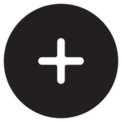 Fototapeta premium add button vector icon design for app and website