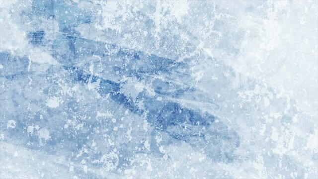 Blue winter frost grunge textural motion background. Seamless looping. Video animation Ultra HD 4K 3840x2160