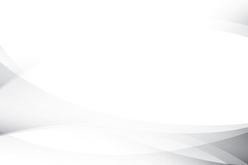 Abstract white and gray color, modern design background with geometric shape. Vector illustration.