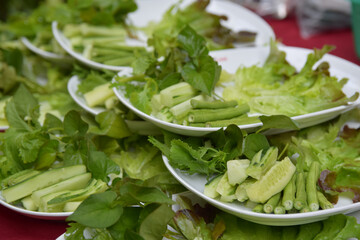 fresh green salad